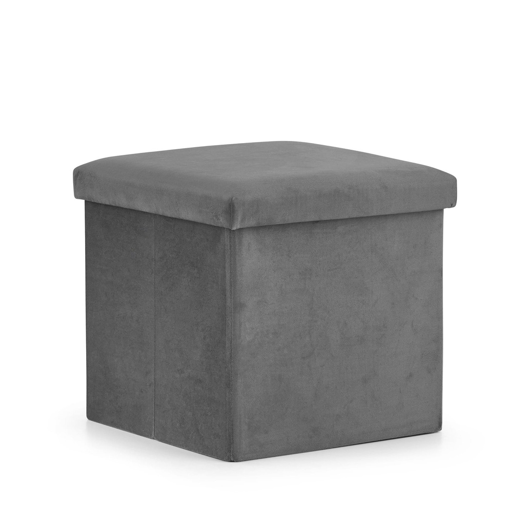 [model_15273_1] Klapphocker L - 38x38x38cm, grauer Samt