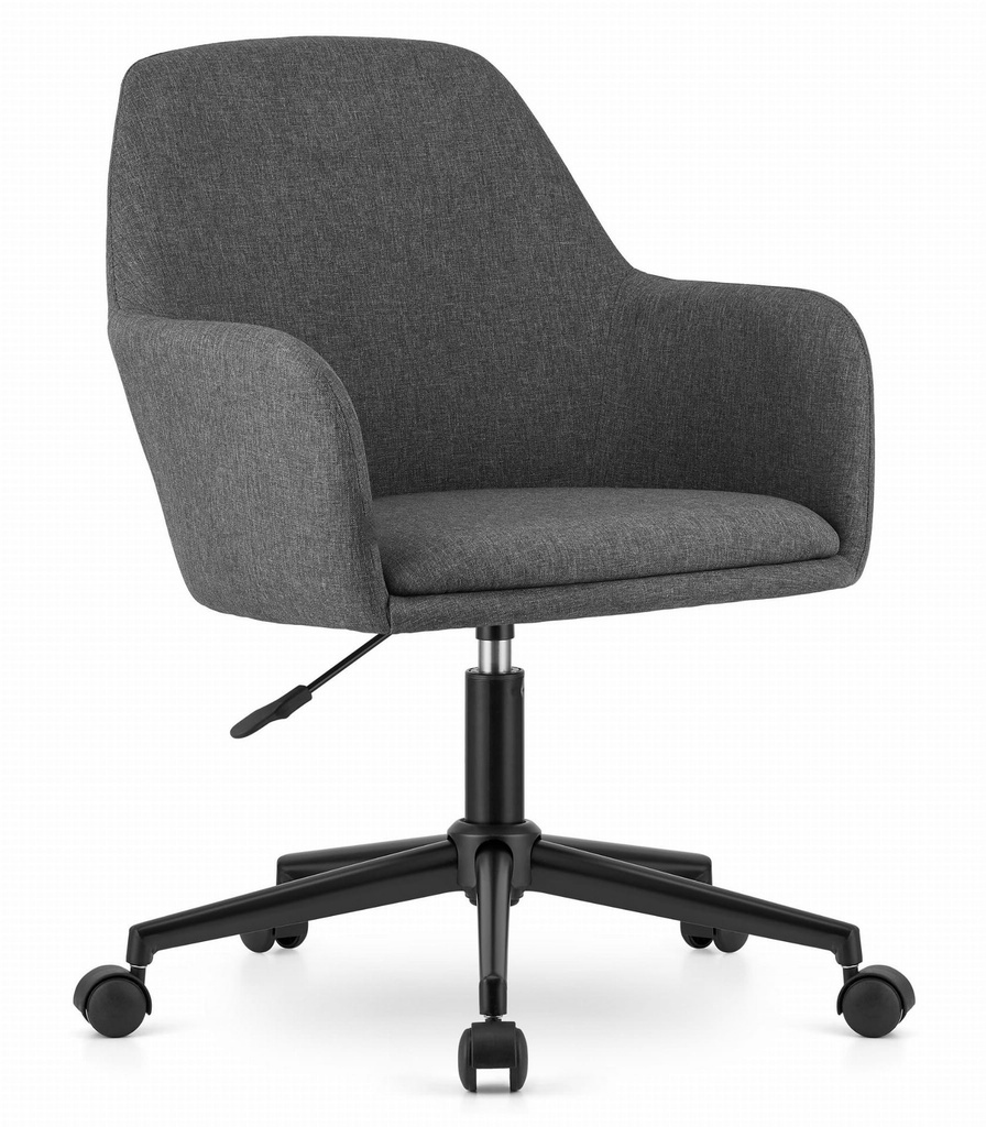 [model_3421_1-NARNI-DOBY50] Drehsessel NARNI – dunkelgraues Material