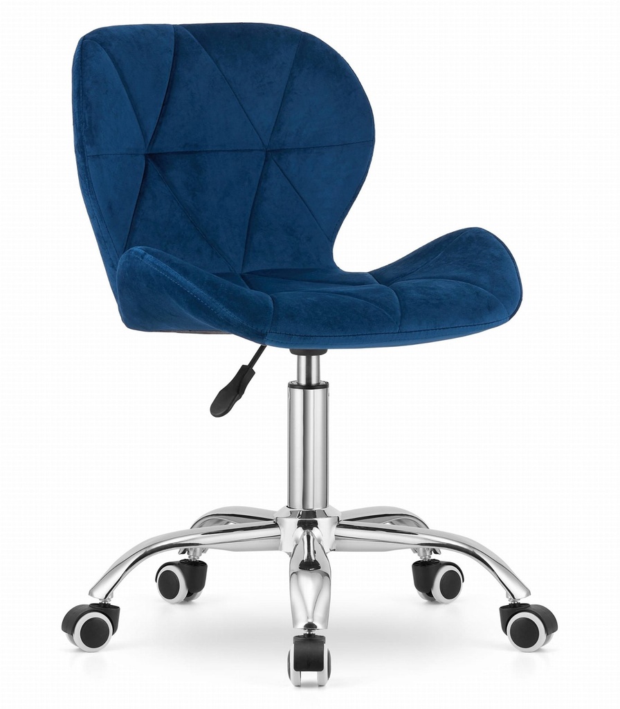 [model_3669_1-AVOLA-DORY21] AVOLA Drehstuhl, Samt – Marineblau