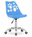 PRINT Drehstuhl - blau