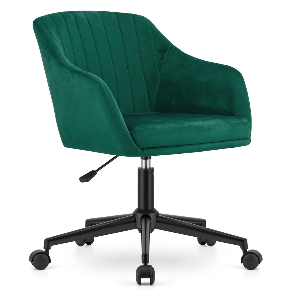 [model_3724_1-MINK-ONYY65] MINK Drehsessel – meergrüner Samt