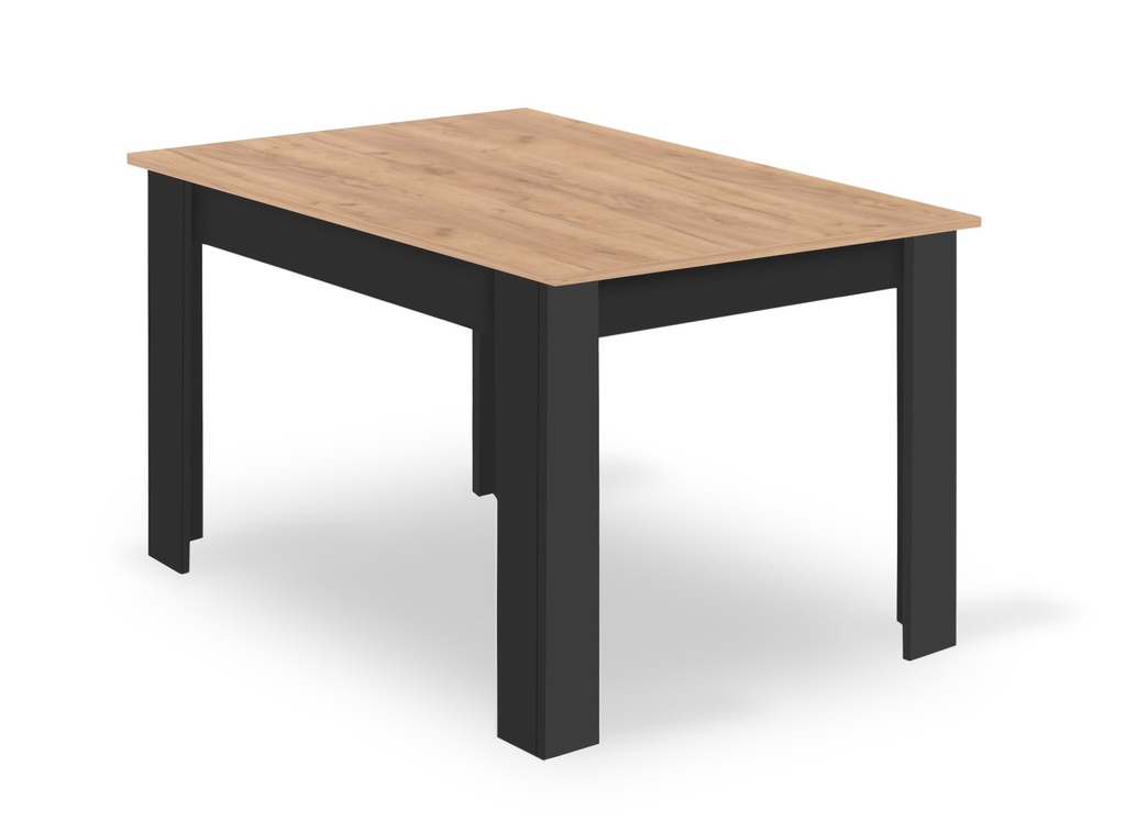 [model_15408_1] NP Tisch 120x80 Craft + Schwarz