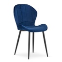 TERNI Stuhl – blauer Samt x 1