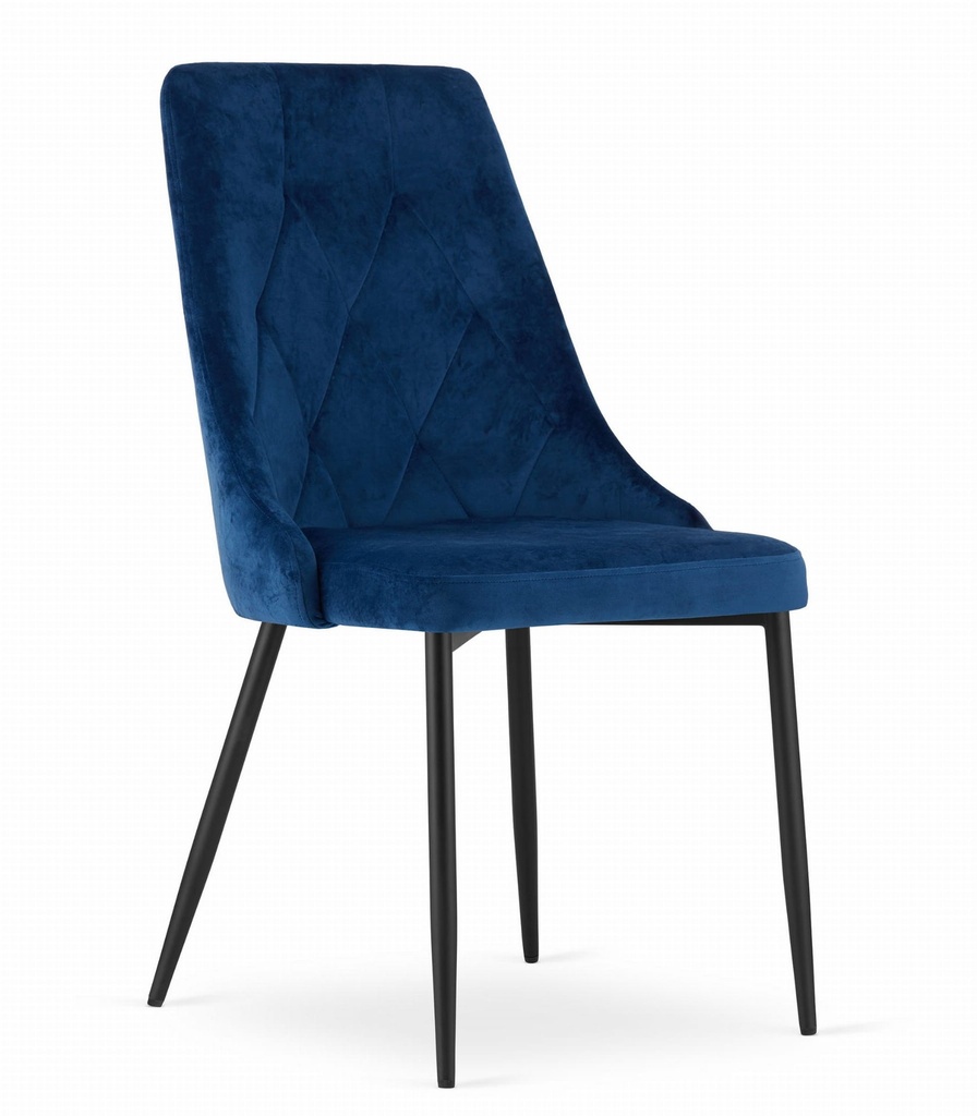 [model_3459_1-IMOLA-ROSY01] IMOLA Stuhl – Marineblauer Samt x 1