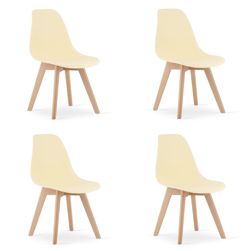 KITO Stuhl - Creme x 4