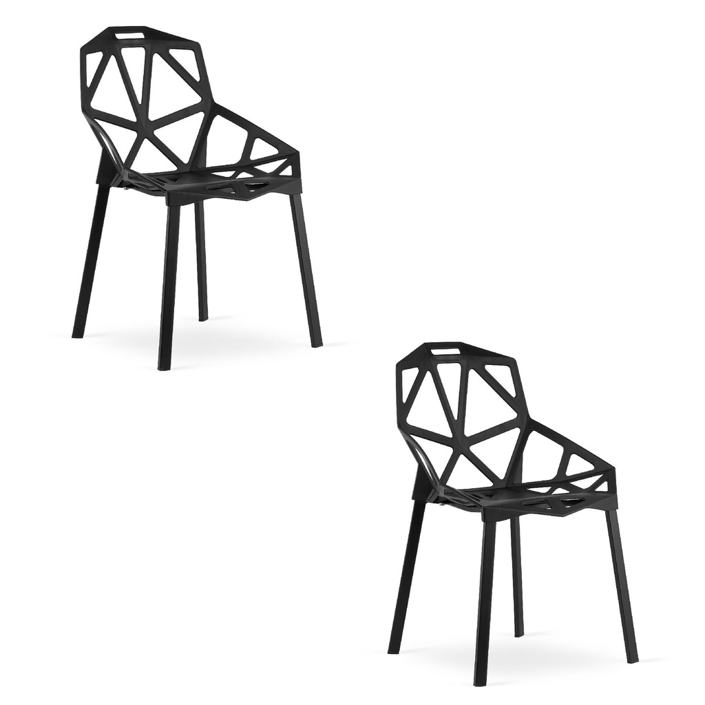 ESSEN Stuhl - Schwarz x 2