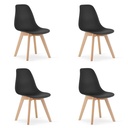 KITO Stuhl – schwarz x 4