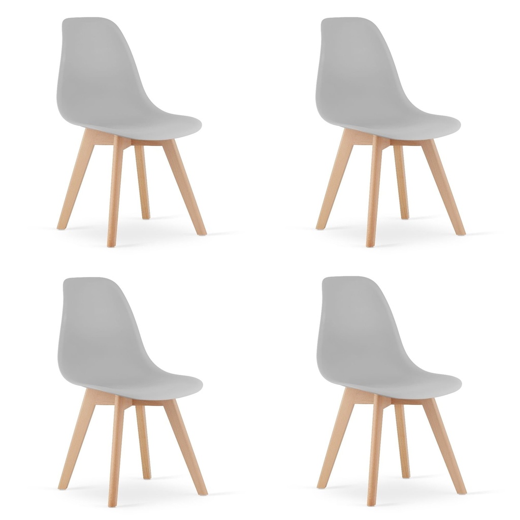 KITO Stuhl – grau x 4