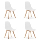 KITO Stuhl – weiß x 4