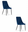 IMOLA Stuhl – Marineblauer Samt x 2