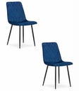 TURIN Stuhl – Marineblauer Samt x 2
