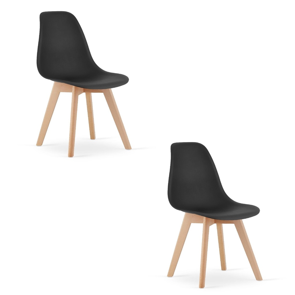 KITO Stuhl – schwarz x 2