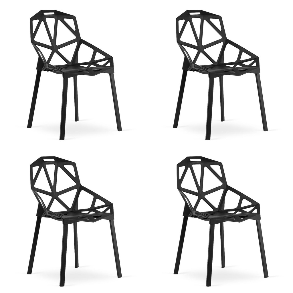ESSEN Stuhl - Schwarz x 4