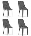 CAPRI Stuhl - grau x 4