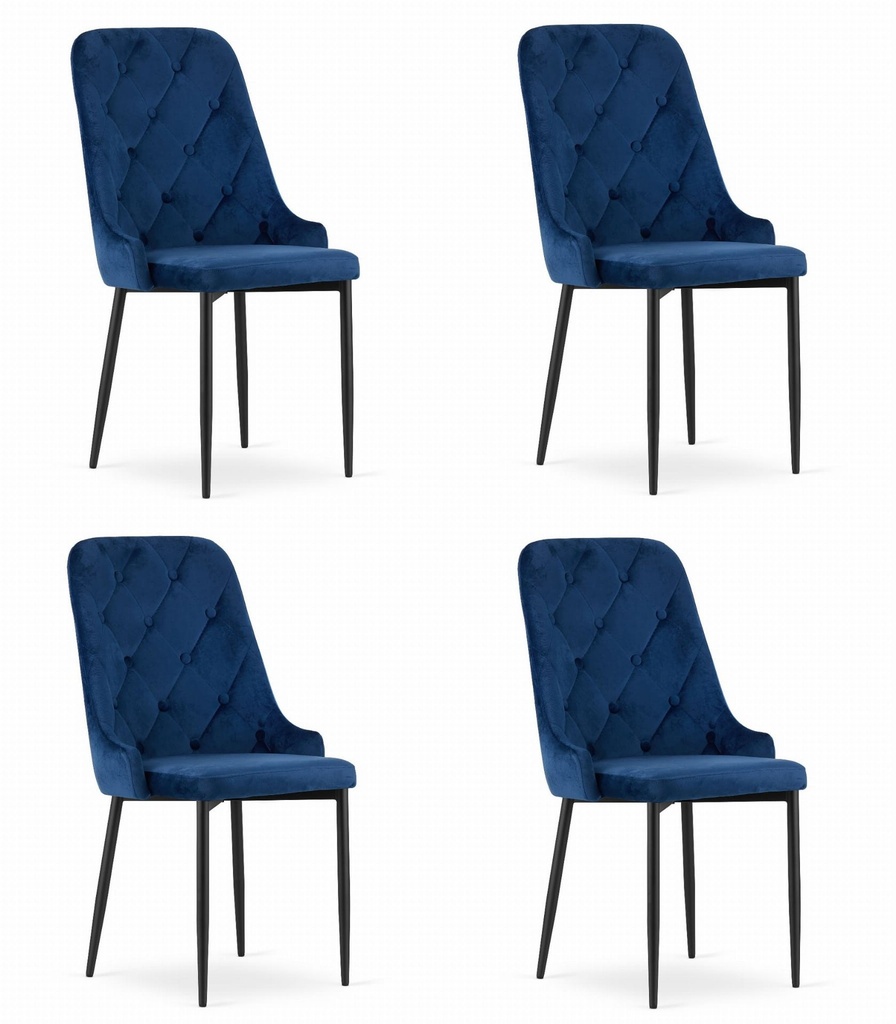 CAPRI Stuhl – Marineblau x 4