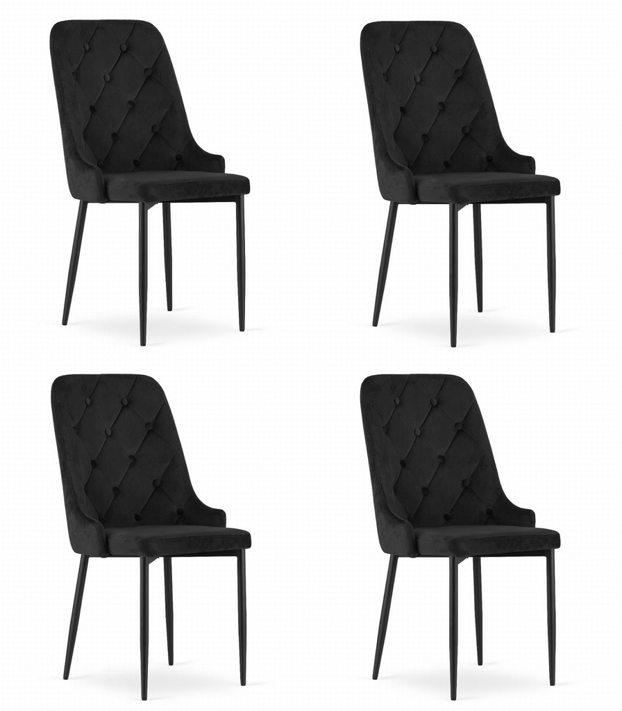 CAPRI Stuhl - Schwarz x 4