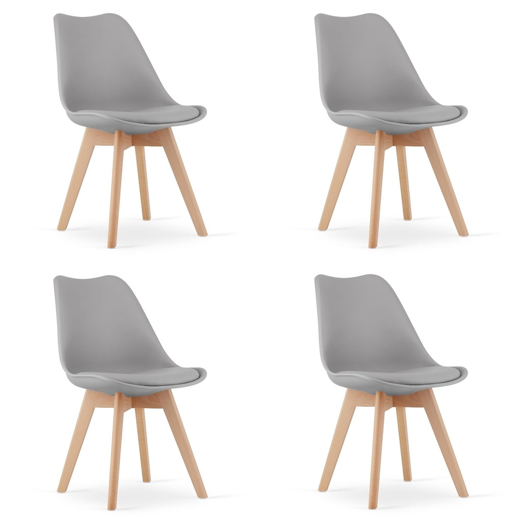 MARK Stuhl Grau x 4