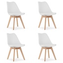 MARK Stuhl Weiß x 4