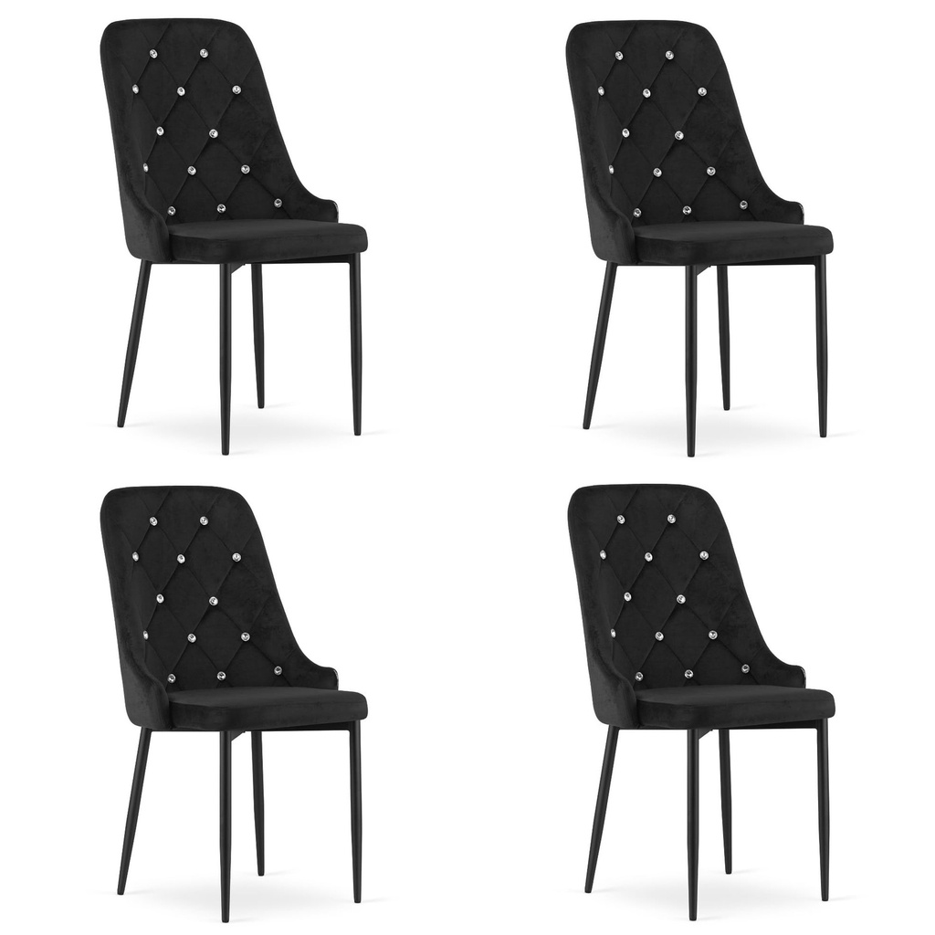 AMORE Stuhl – Schwarz x 4