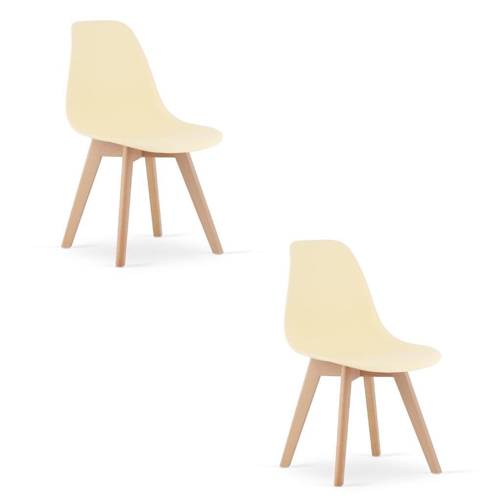 KITO Stuhl - Creme x 2
