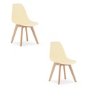 KITO Stuhl - Creme x 2