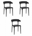 ULME Stuhl – Schwarz x 3