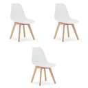 KITO Stuhl – weiß x 3