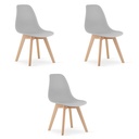 KITO Stuhl – grau x 3