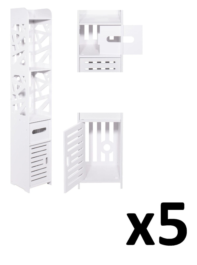 [model_15207_5] Badezimmerschrank, Säule 120 cm x 5