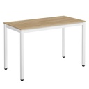 TESSA Tisch 120 cm x 60 cm – Eiche / weiße Beine