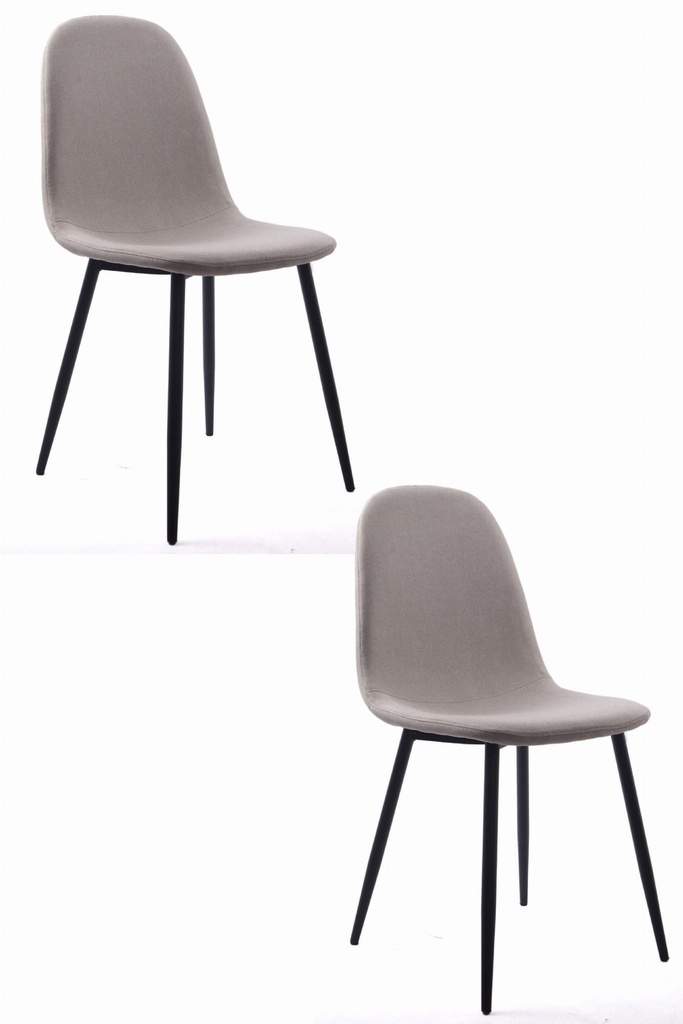 DART-Stuhl – beige / schwarze Beine x 2