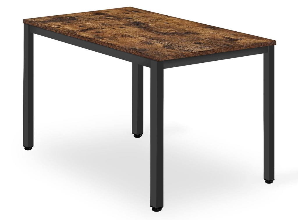 [model_3829_1-TESSA-UNY12060] TESSA Tisch 120 cm x 60 cm – rustikal / schwarze Beine
