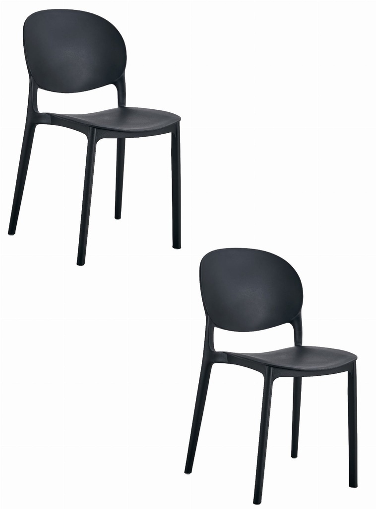 RAWA Stuhl - Schwarz x 2