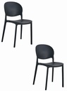 RAWA Stuhl - Schwarz x 2