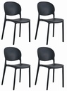 RAWA Stuhl – Schwarz x 4