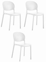 RAWA Stuhl – weiß x 3