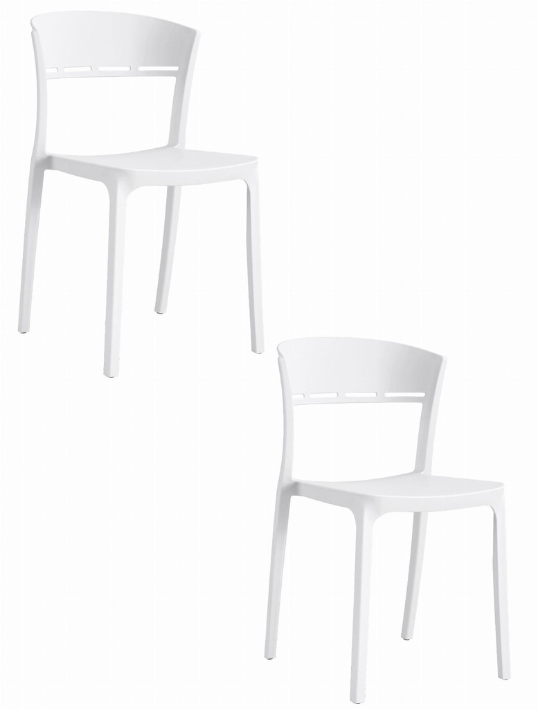 COCO Stuhl – weiß x 2