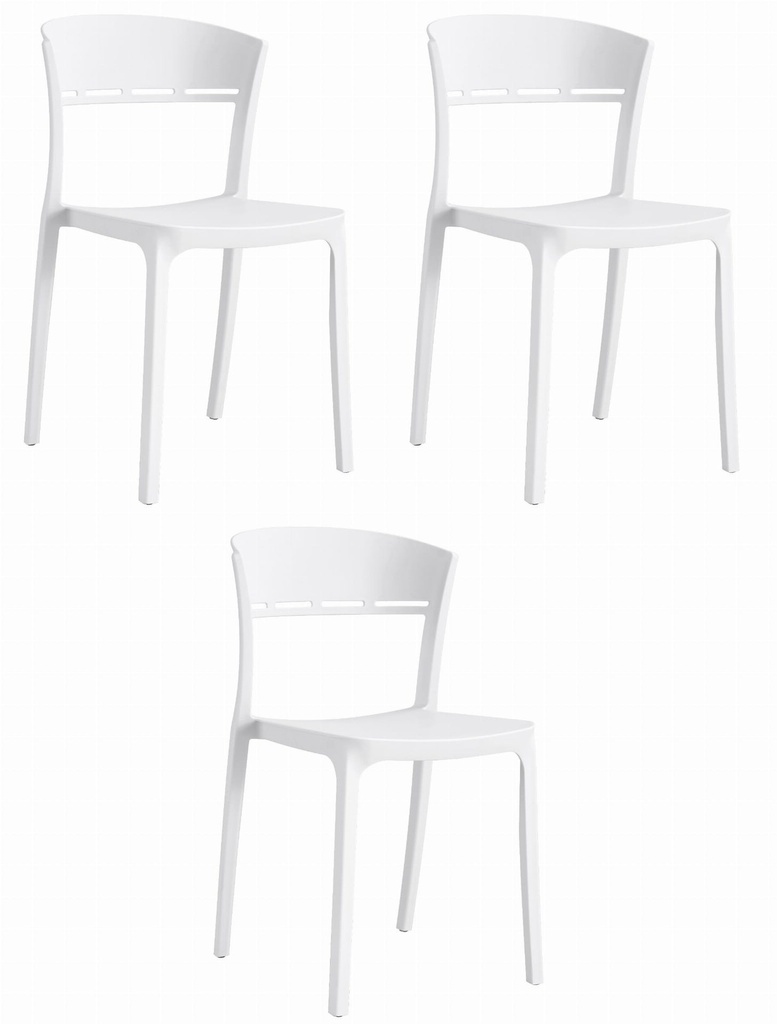 COCO Stuhl – weiß x 3