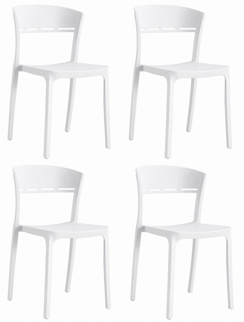 COCO Stuhl – weiß x 4