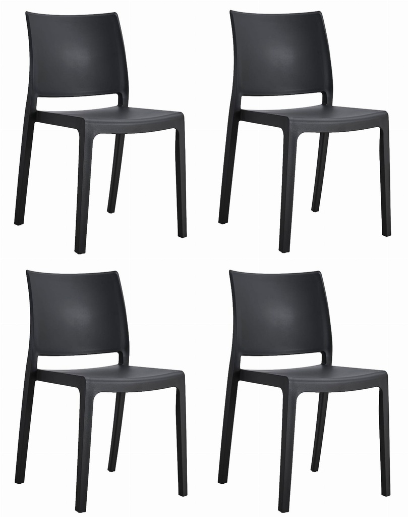 KLEM Stuhl – Schwarz x 4