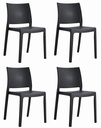 KLEM Stuhl – Schwarz x 4