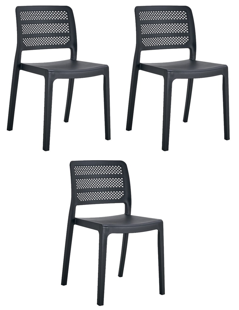 PAGI Stuhl – Schwarz x 3