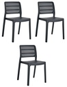 PAGI Stuhl – Schwarz x 3