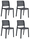 PAGA Stuhl - Schwarz x 4