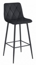 NADO Hocker – schwarzer Samt / schwarze Beine x 1