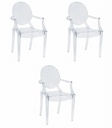 BUSAN Stuhl – transparent x 3