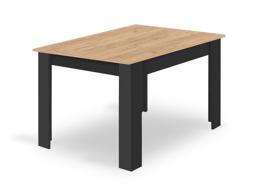 [model_15503_1] NP 120x80 Artisan Tisch, schwarze Beine
