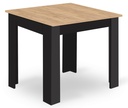 NP 80x80 Artisan Tisch, schwarze Beine