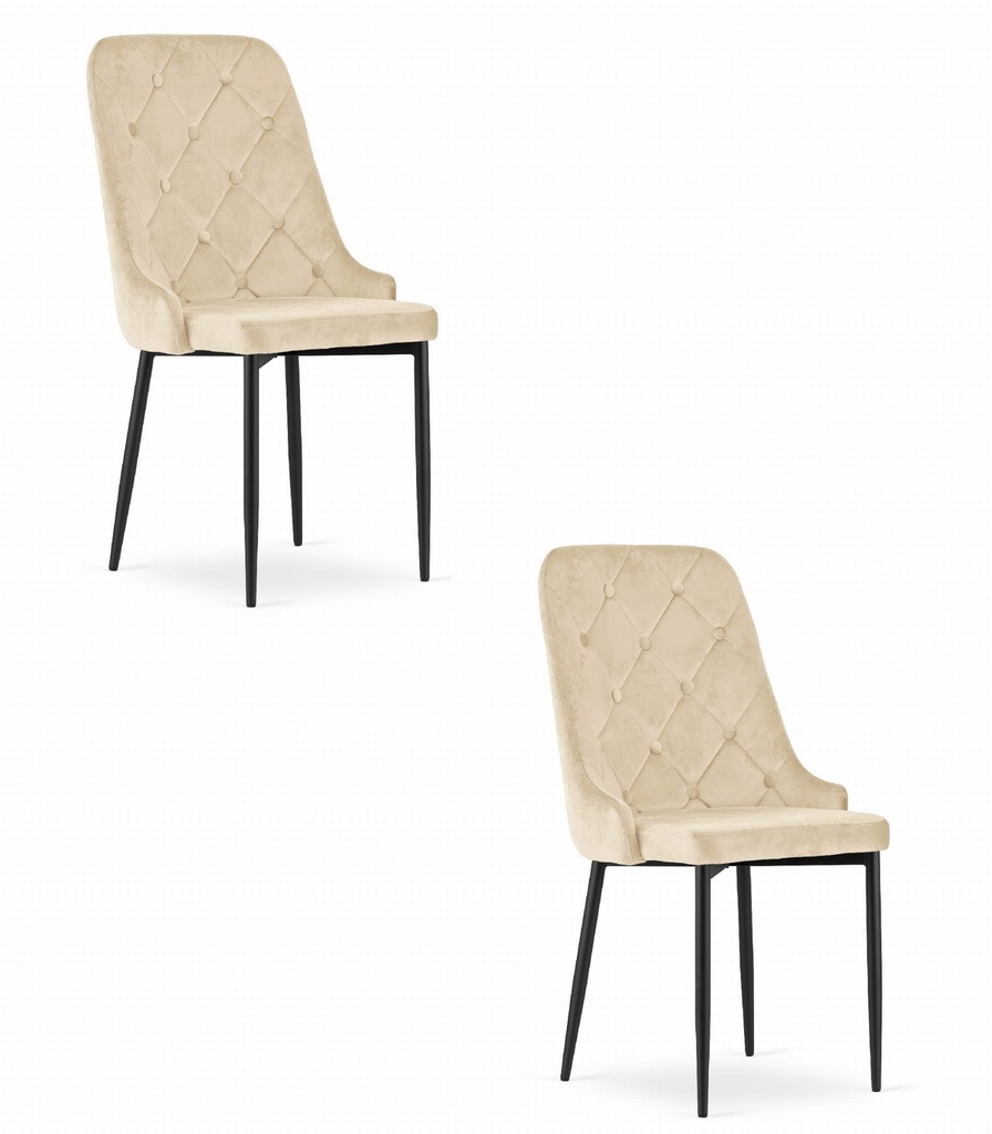 CAPRI Stuhl - Beige x 2