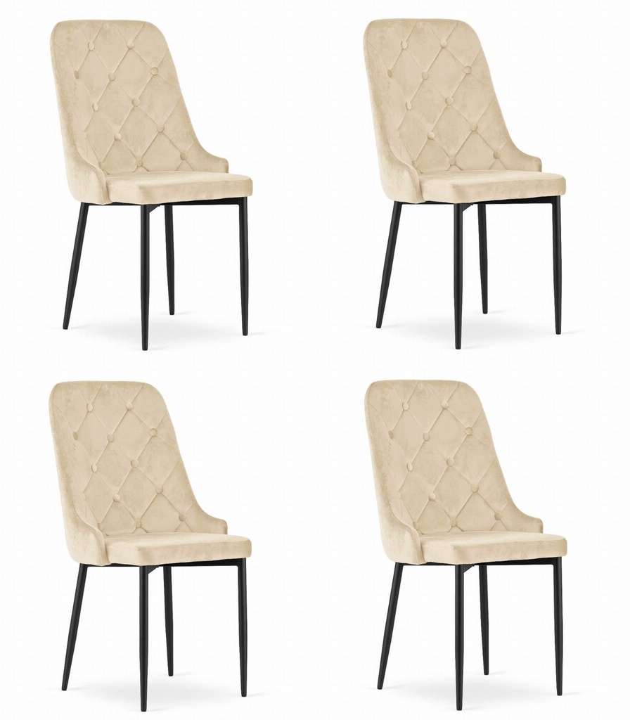 CAPRI Stuhl - Beige x 4